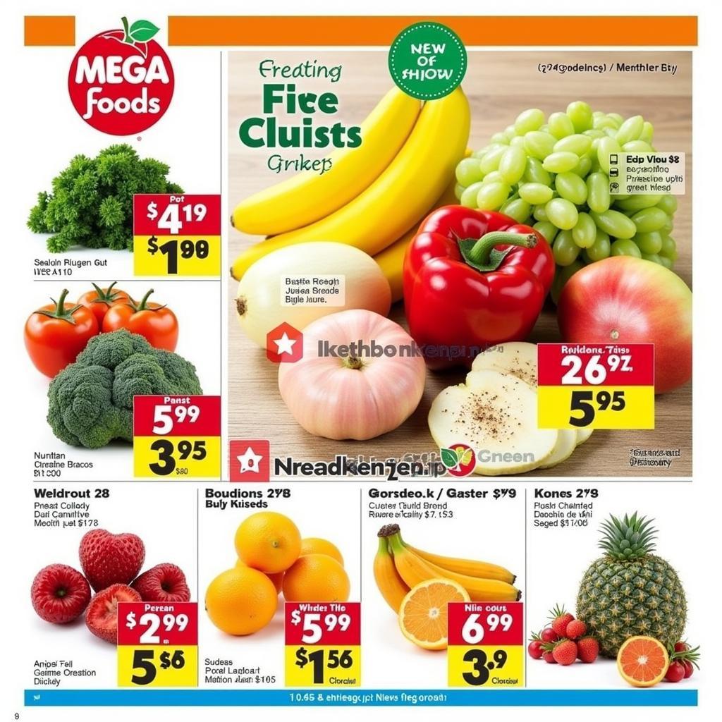 Fresh Produce Deals in the Mega Foods Weekly Ad