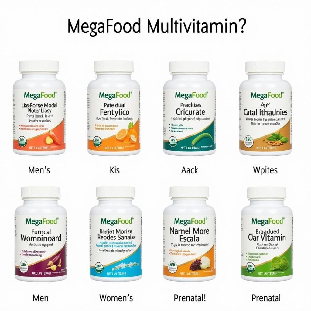 MegaFood Multivitamin Lineup