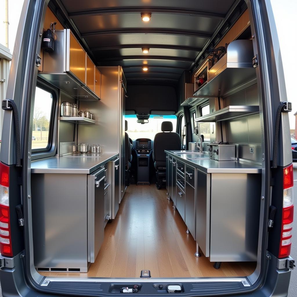 Mercedes Benz Sprinter Food Truck Interior