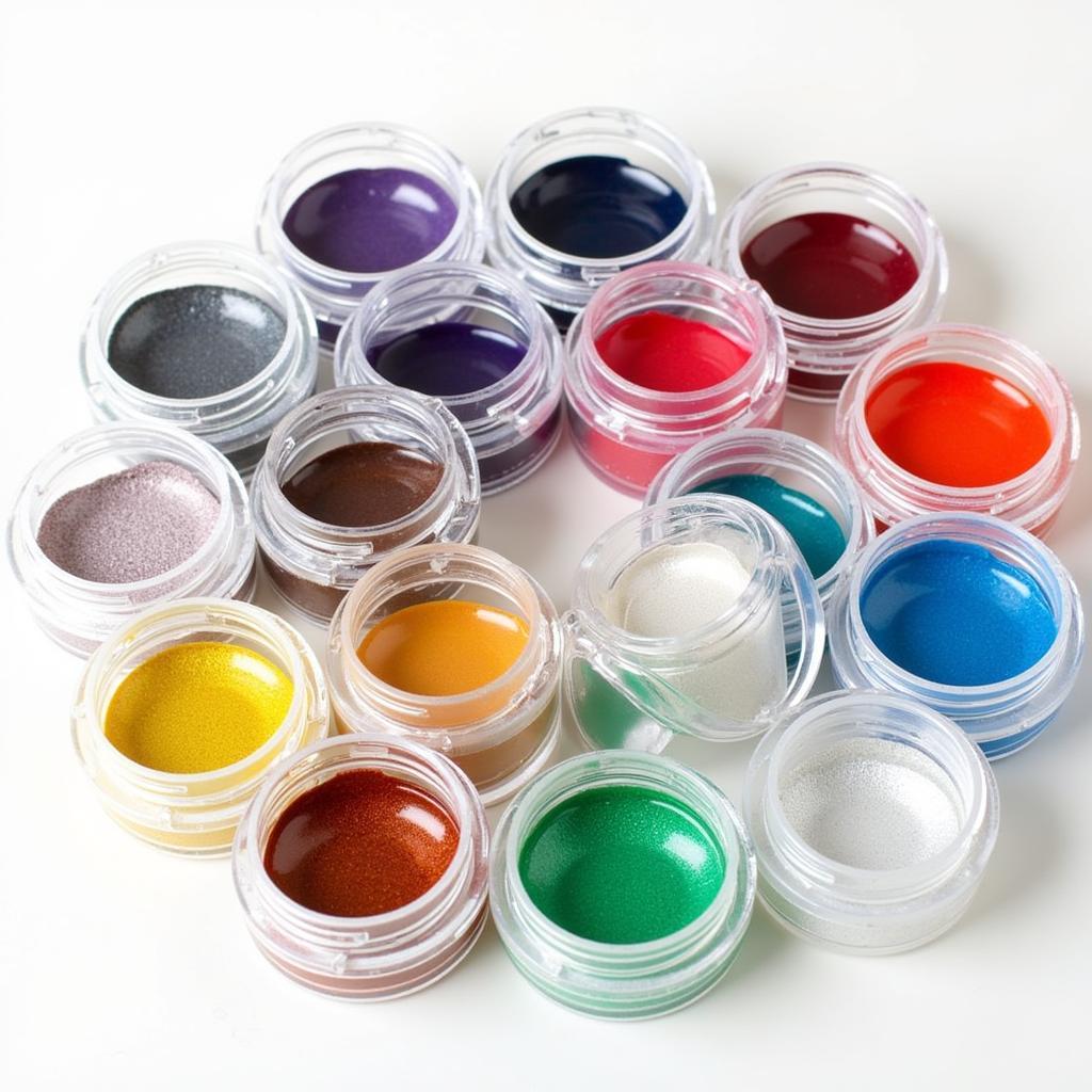 Set of Metallic Food Coloring Gels