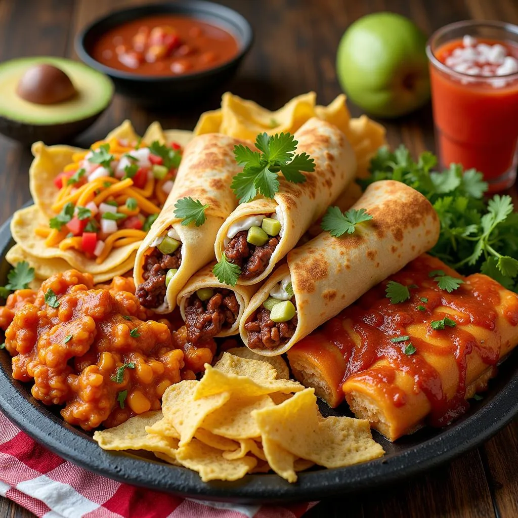 A Delicious Assortment of Mexican Food