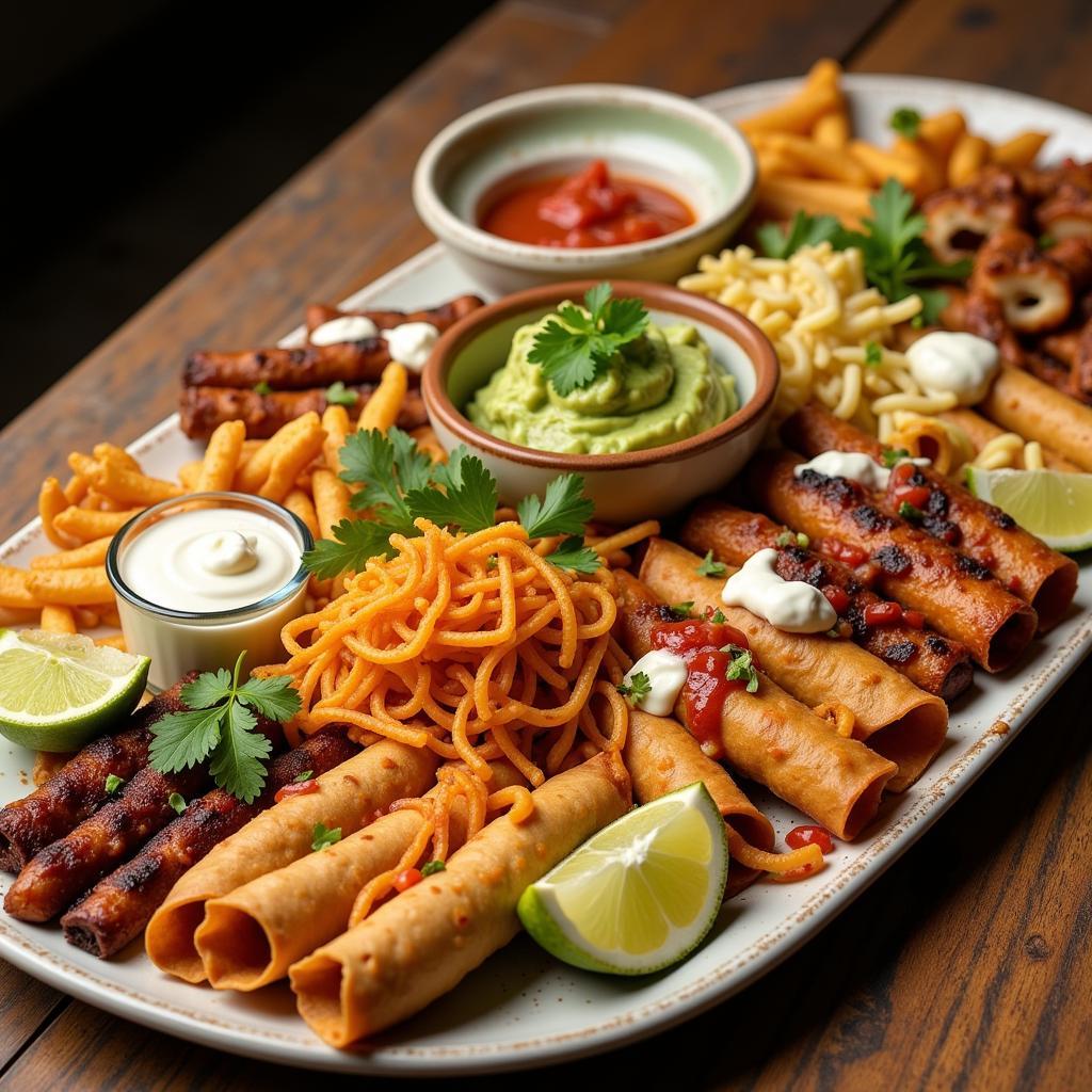 Colorful Mexican Food Platter Ideas