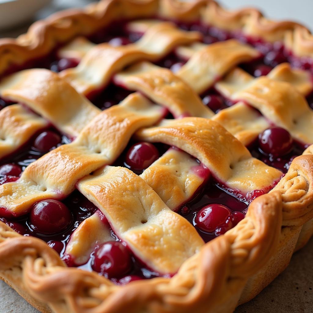 Michigan Cherry Pie Homemade Dessert