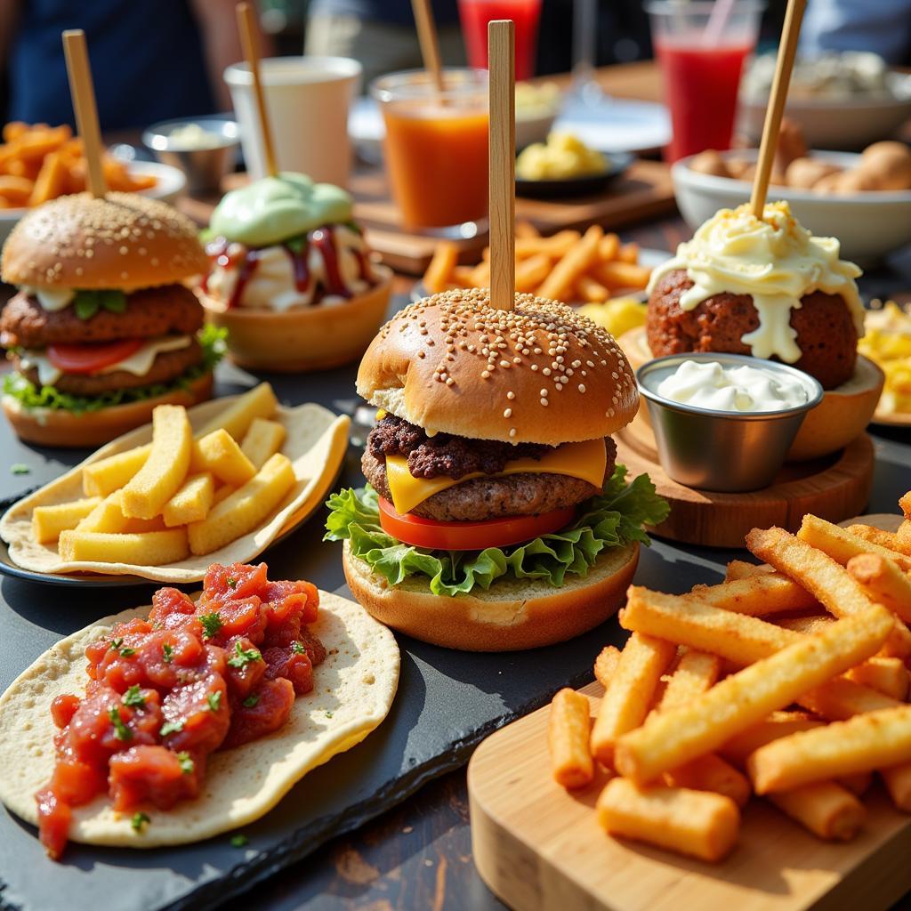 Mouthwatering Food Choices at a Michigan Food Truck Festival