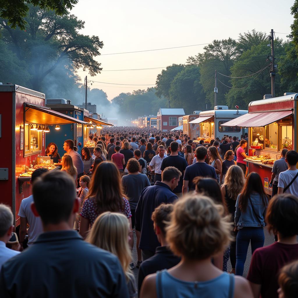 Vibrant Michigan Food Truck Festival