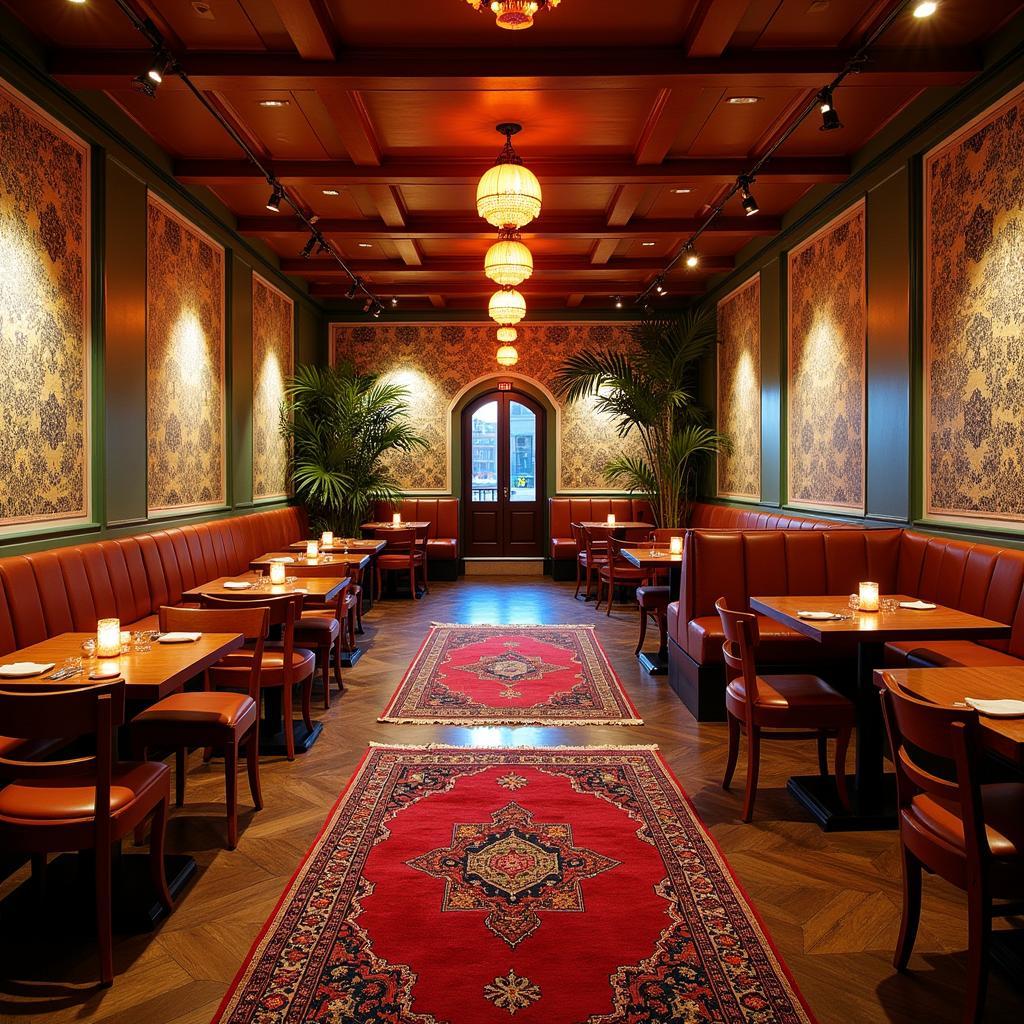 Middle Eastern Restaurant Interior in UWS