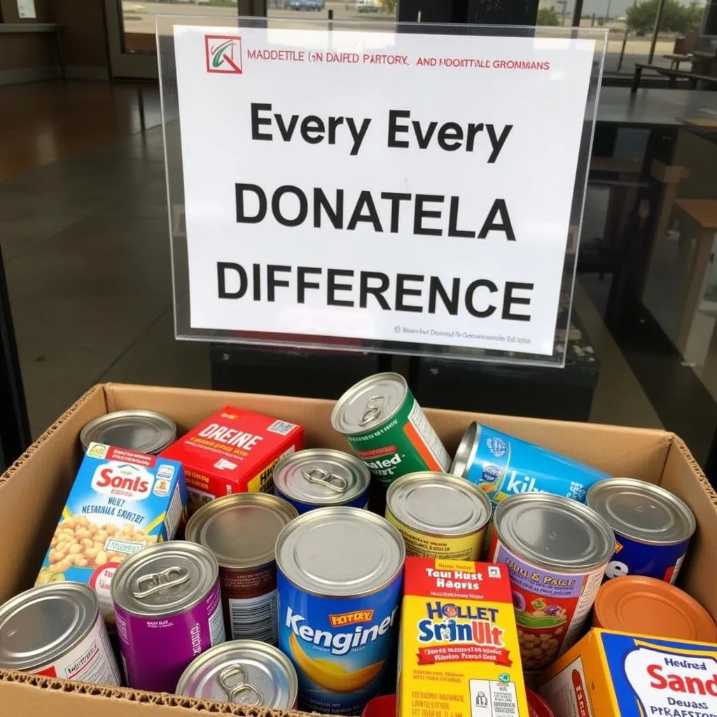 Donation Box at Middleton Food Pantry