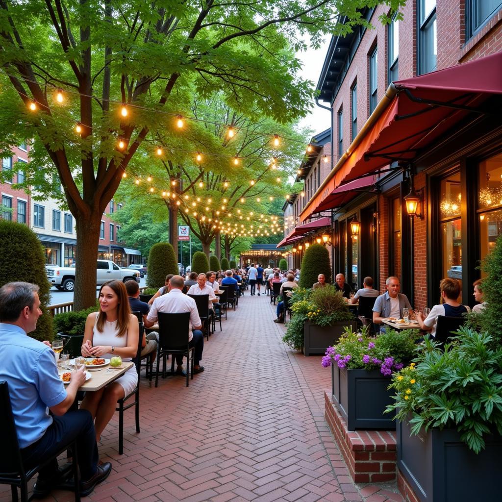 Enjoying a Meal Al Fresco in Middletown, DE