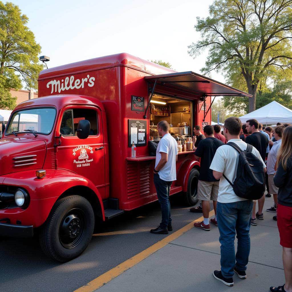 Miller's Food Truck at a Local Event