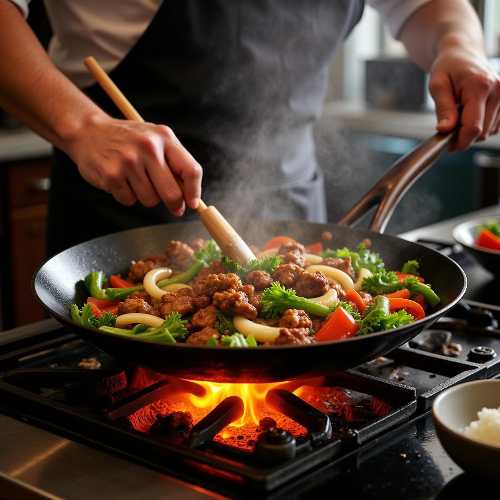 Millville Chinese Chef Preparing Food