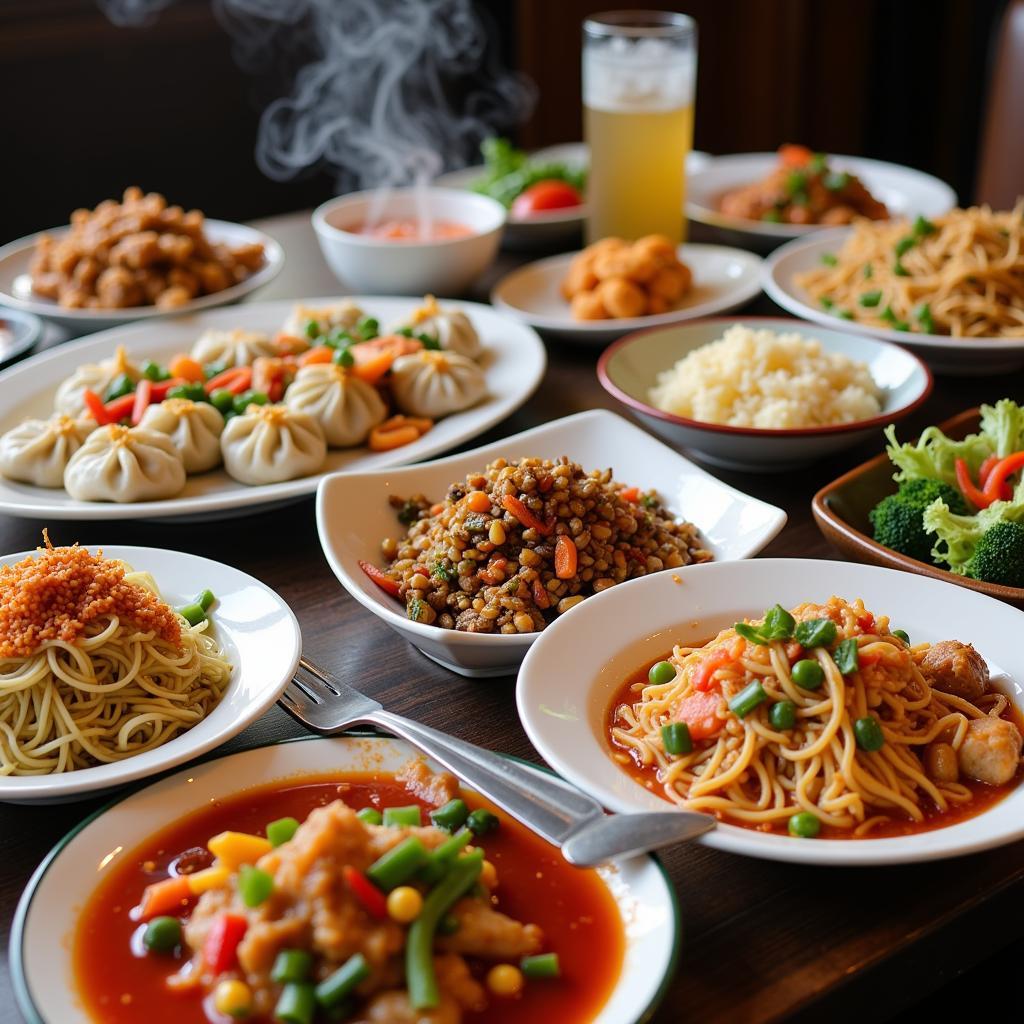 Variety of Millville Chinese Food Dishes