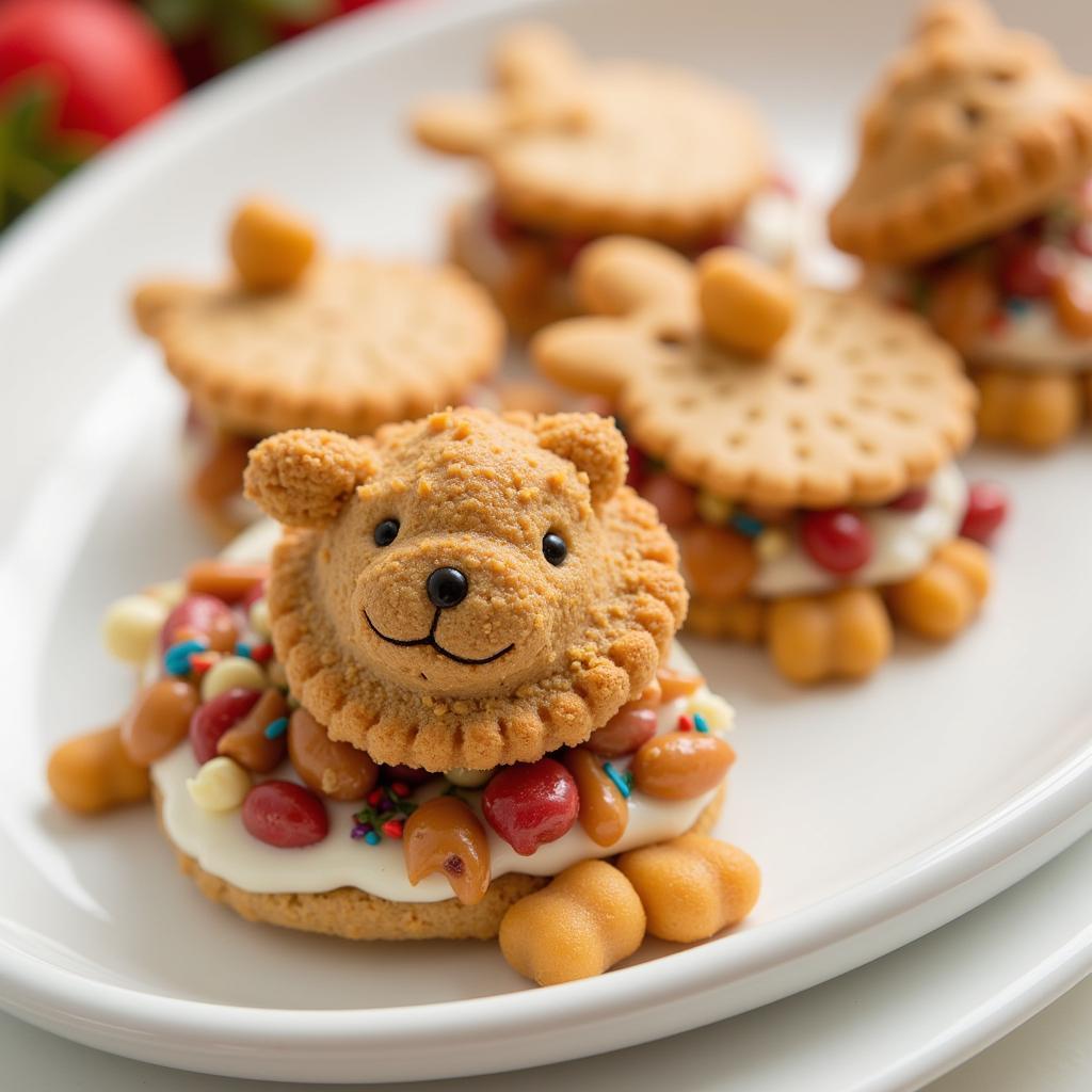 A delicious dessert made with E S Foods Mini Animal Grahams, such as a pie crust or a pudding topping