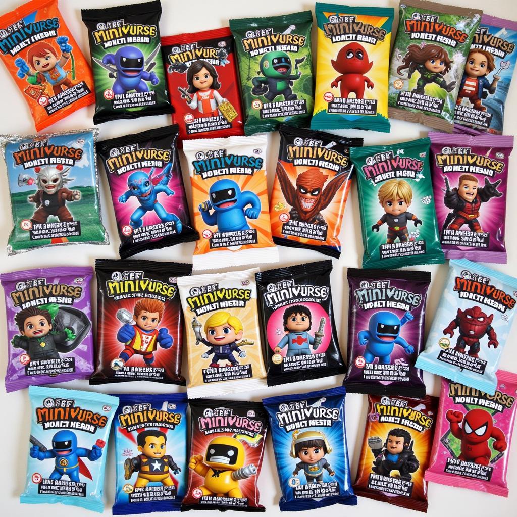 A collection of Miniverse Make It Mini Food Holiday Mystery Packs