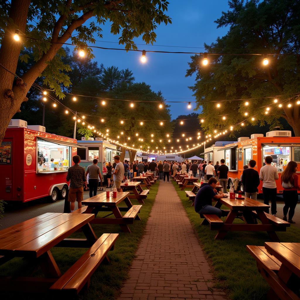 Food Truck Park in Minneapolis