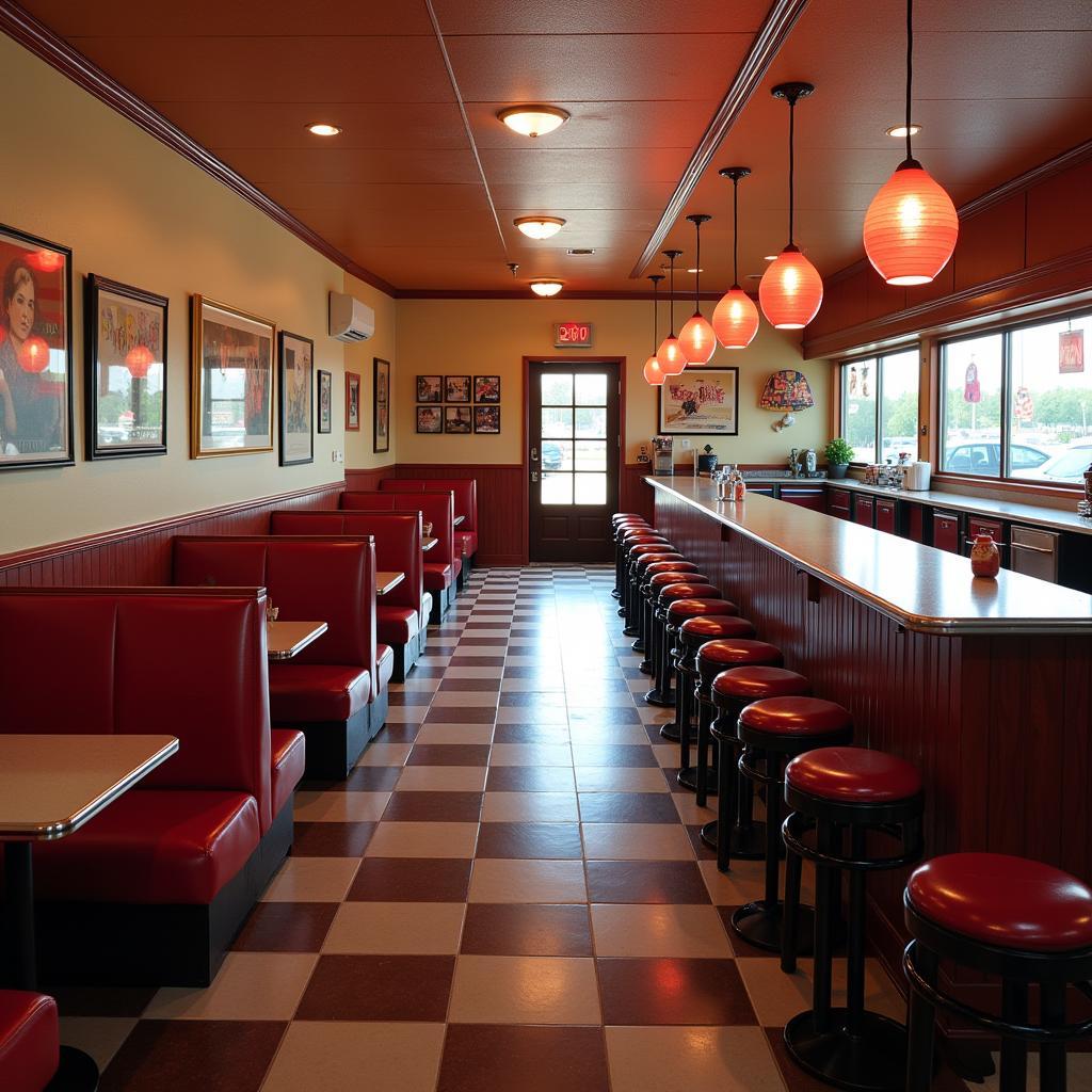 Cozy Atmosphere Inside a Mitchell SD Diner