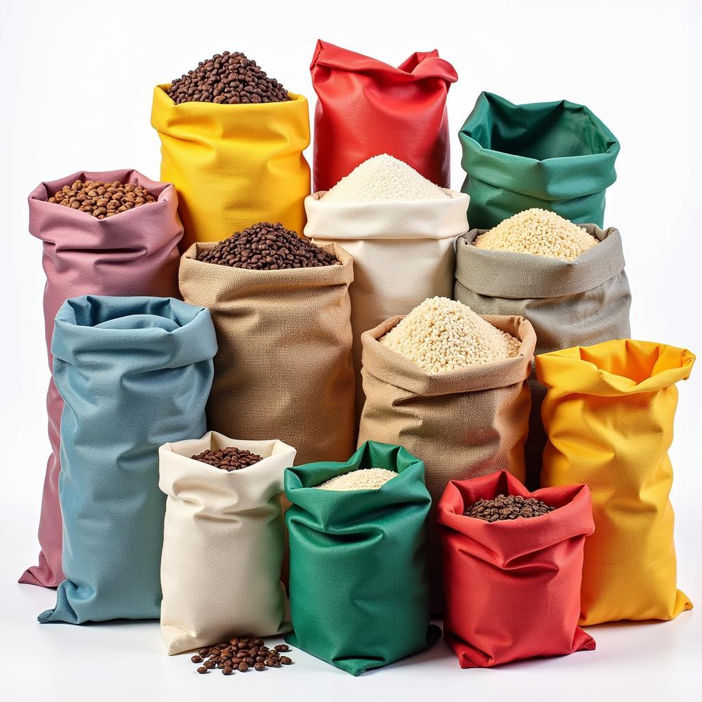 Modern Food Sacks in Different Materials and Sizes