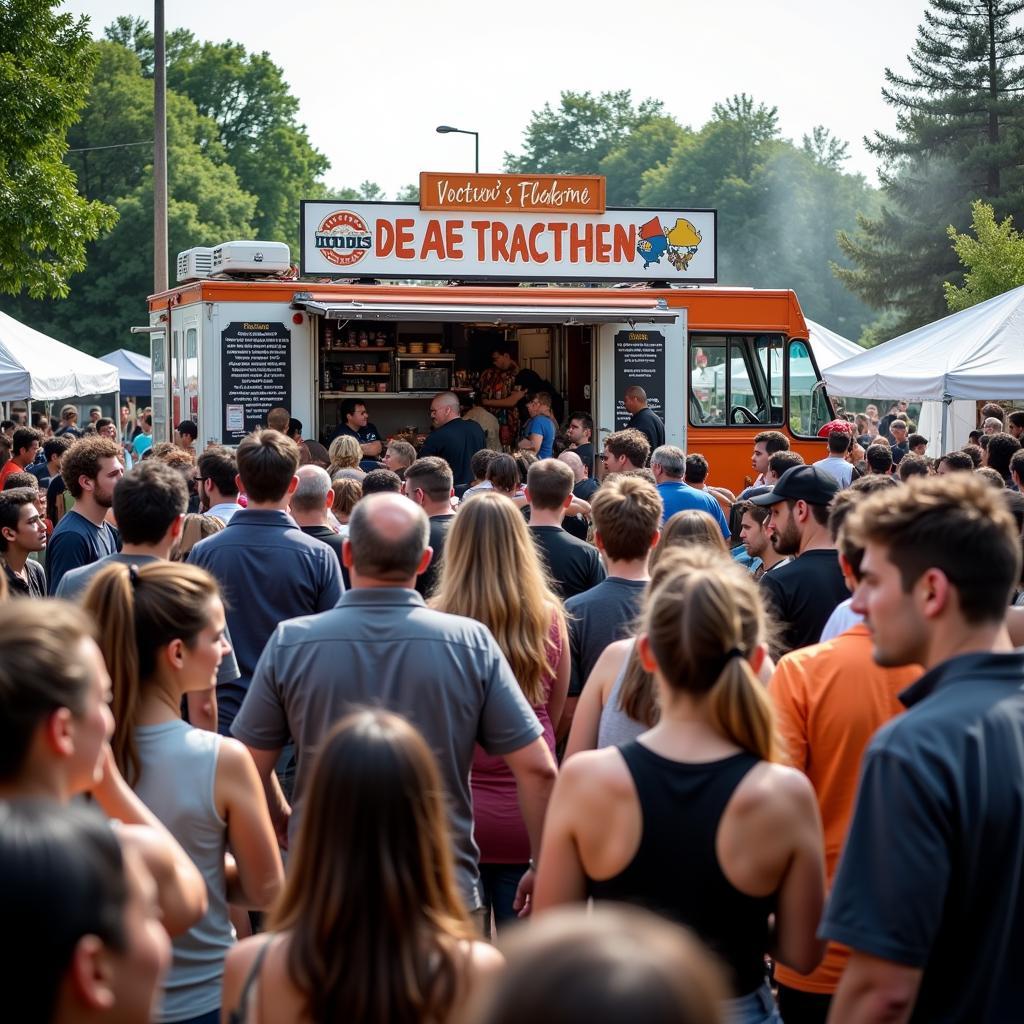 Moe Anime Food Truck at a Festival