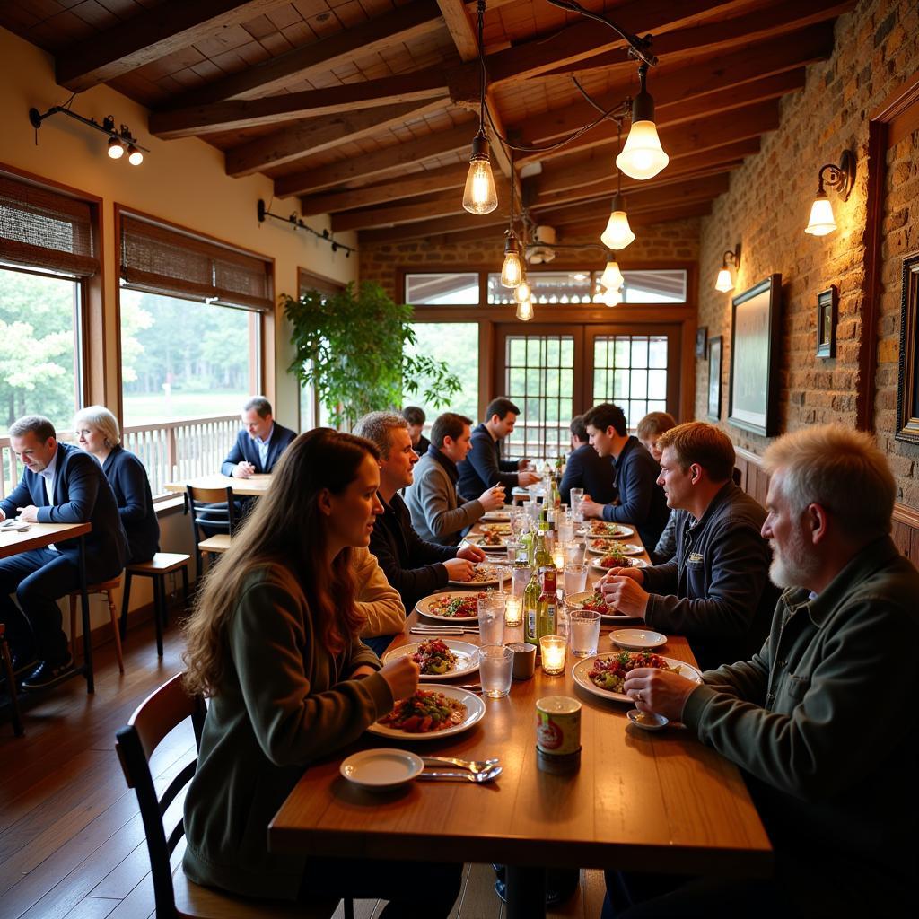 Dining at a Farm-to-Table Restaurant in Montesano