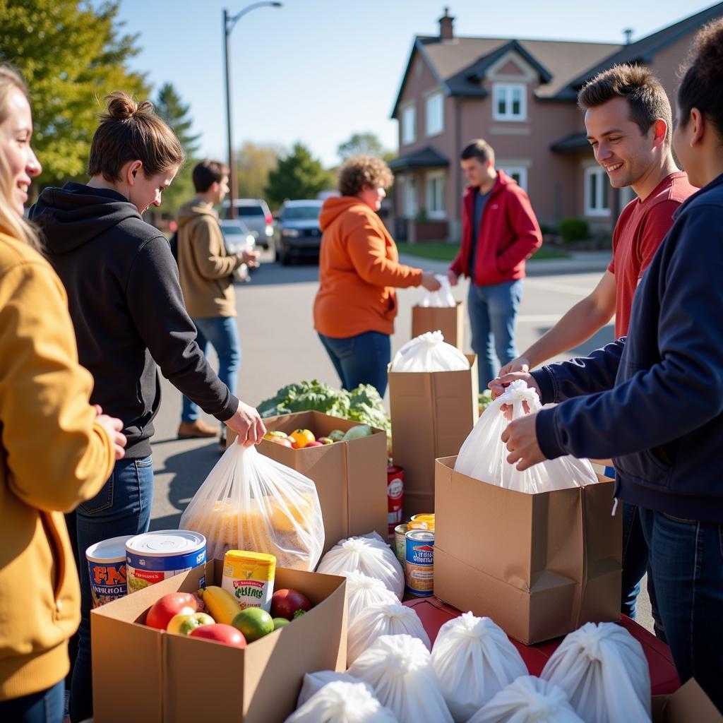 Community food drive for the Morgan County Food Pantry