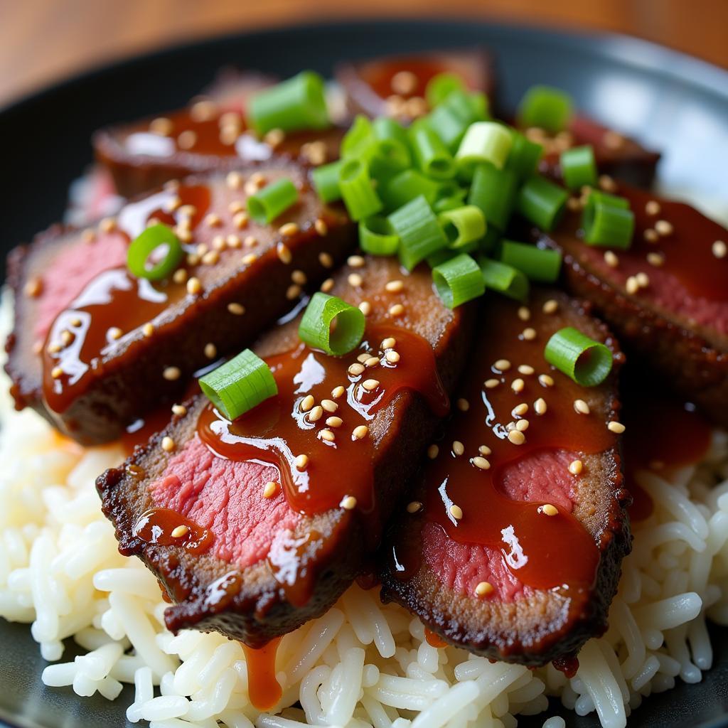 Mr. Bulgogi's signature dish: Bulgogi