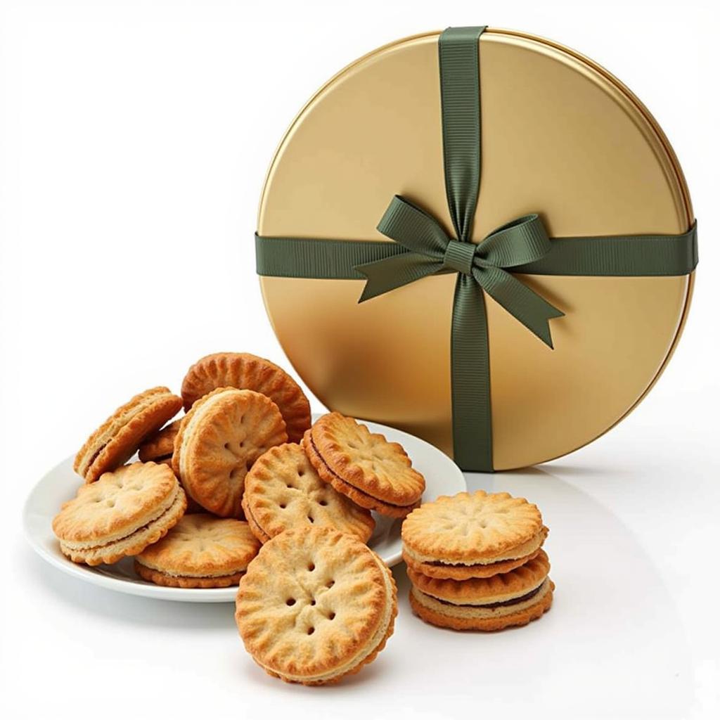 Elegant Gift Tin of M&S Food Biscuits