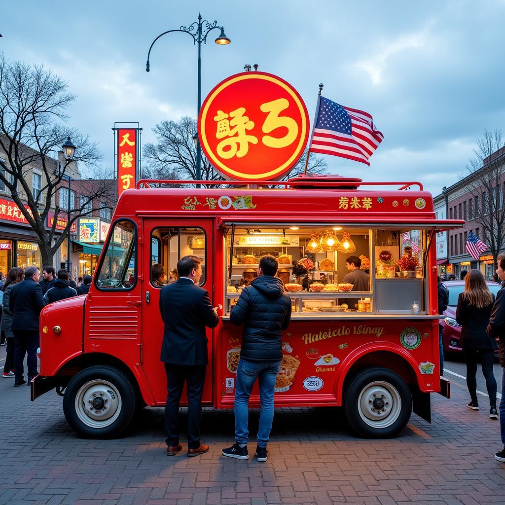 Ms. Fu Food Truck parked at a local event