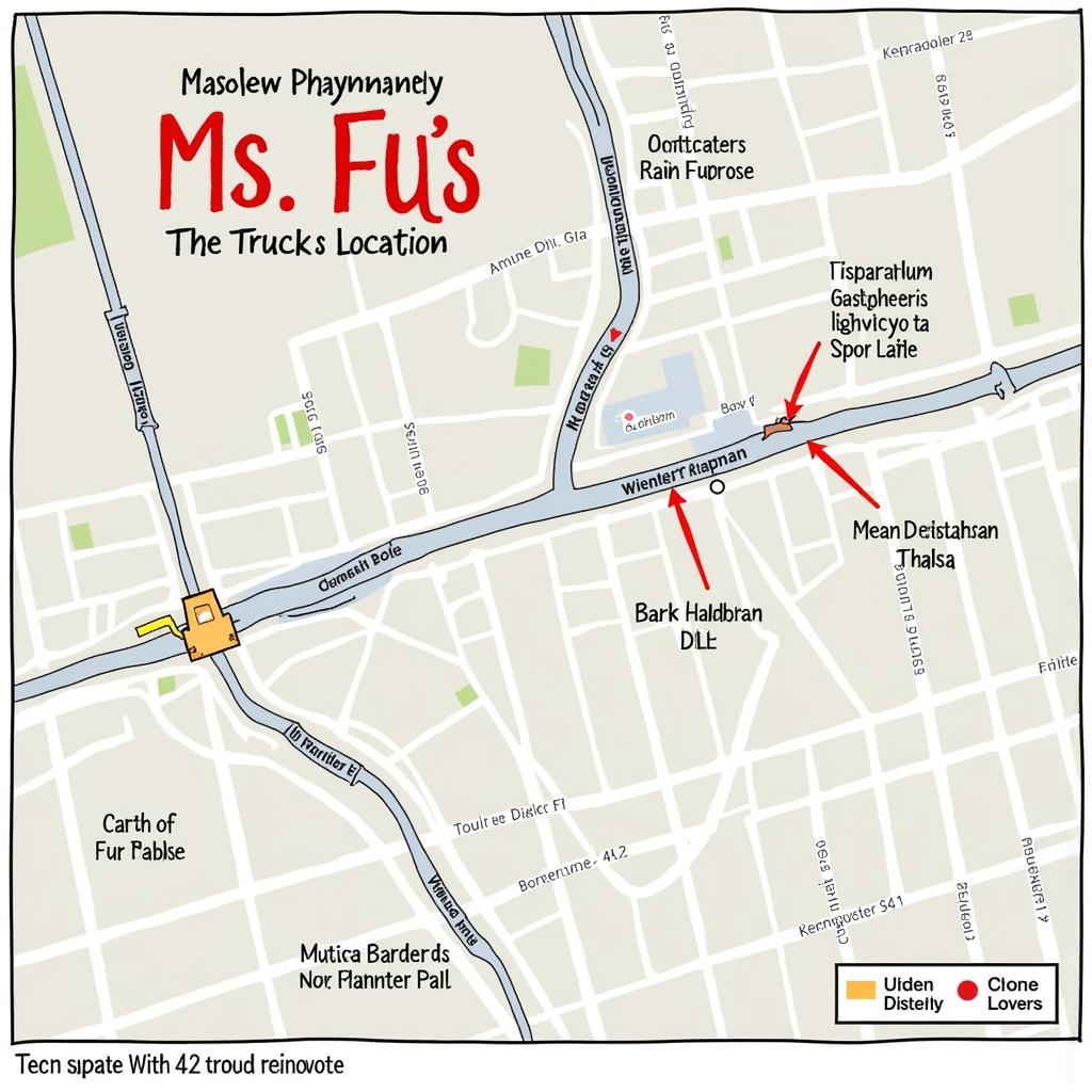 Ms. Fu Food Truck's weekly schedule and locations