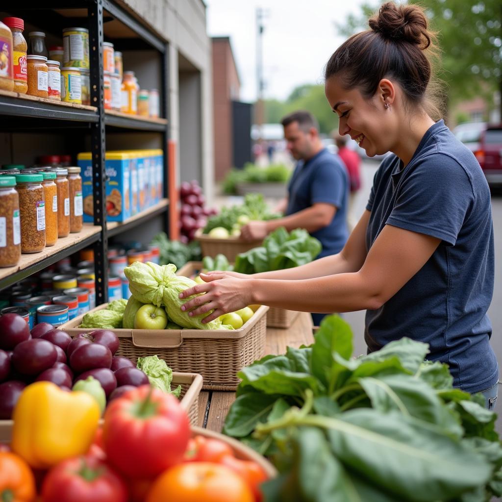 Muskegon Mobile Food Pantry Distribution