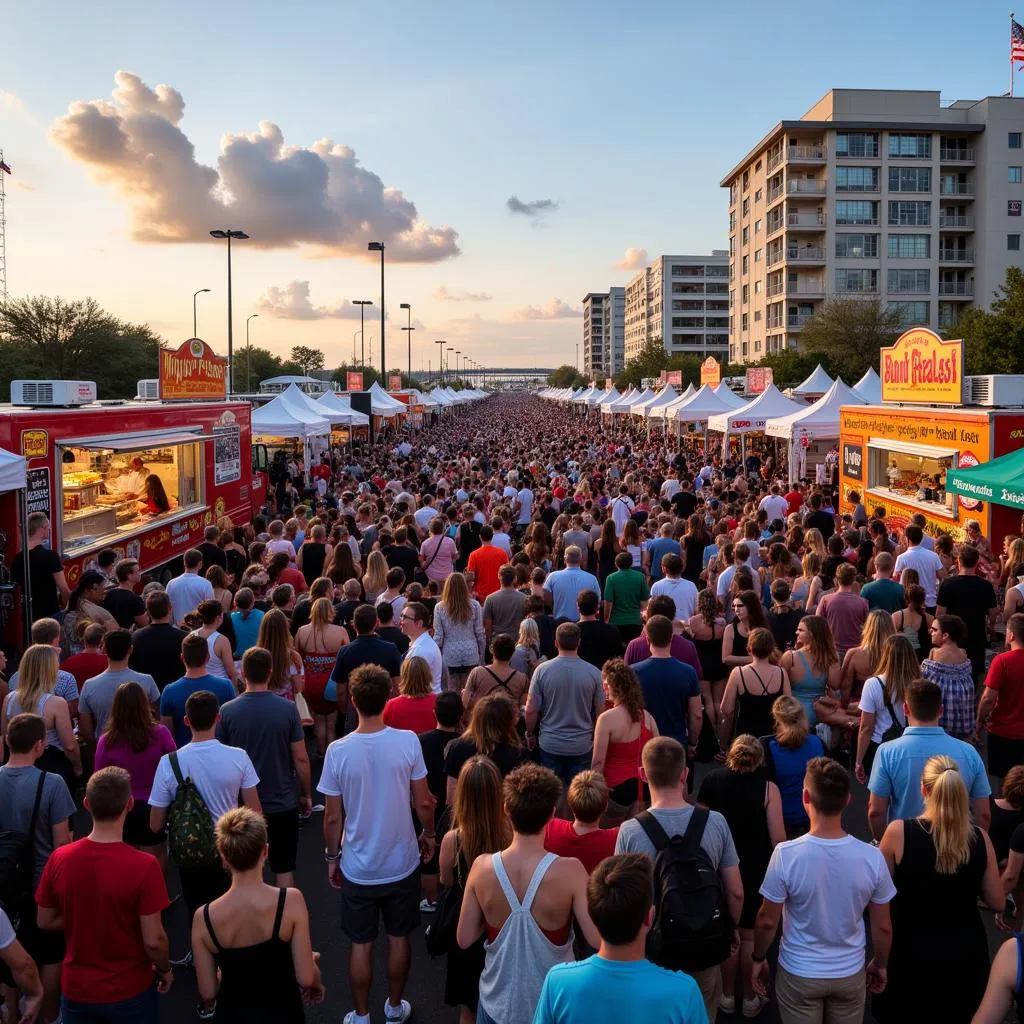 Myrtle Beach Food Truck Festival Crowd