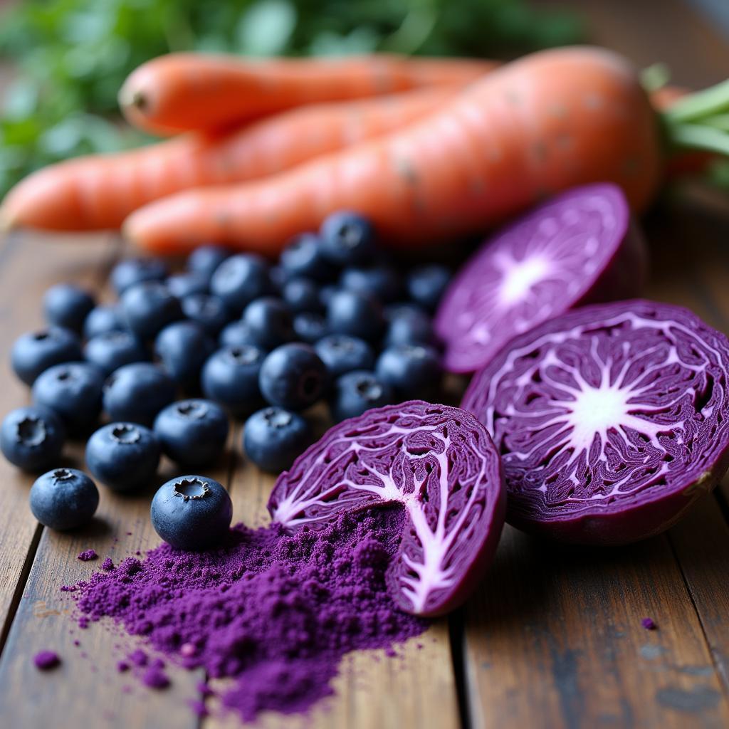 Natural Purple Food Coloring Ingredients