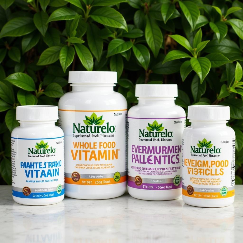 Naturelo Whole Food Vitamins Product Lineup