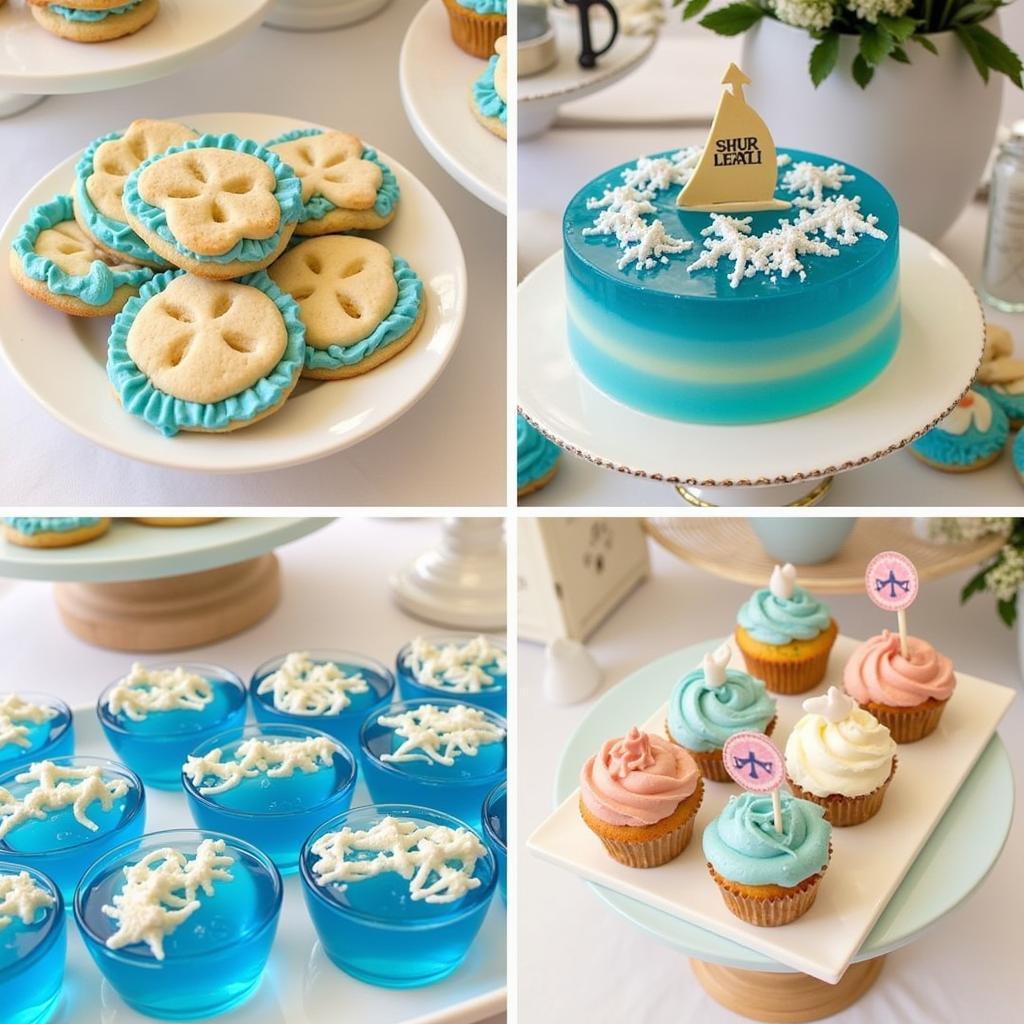 Nautical Themed Dessert Table