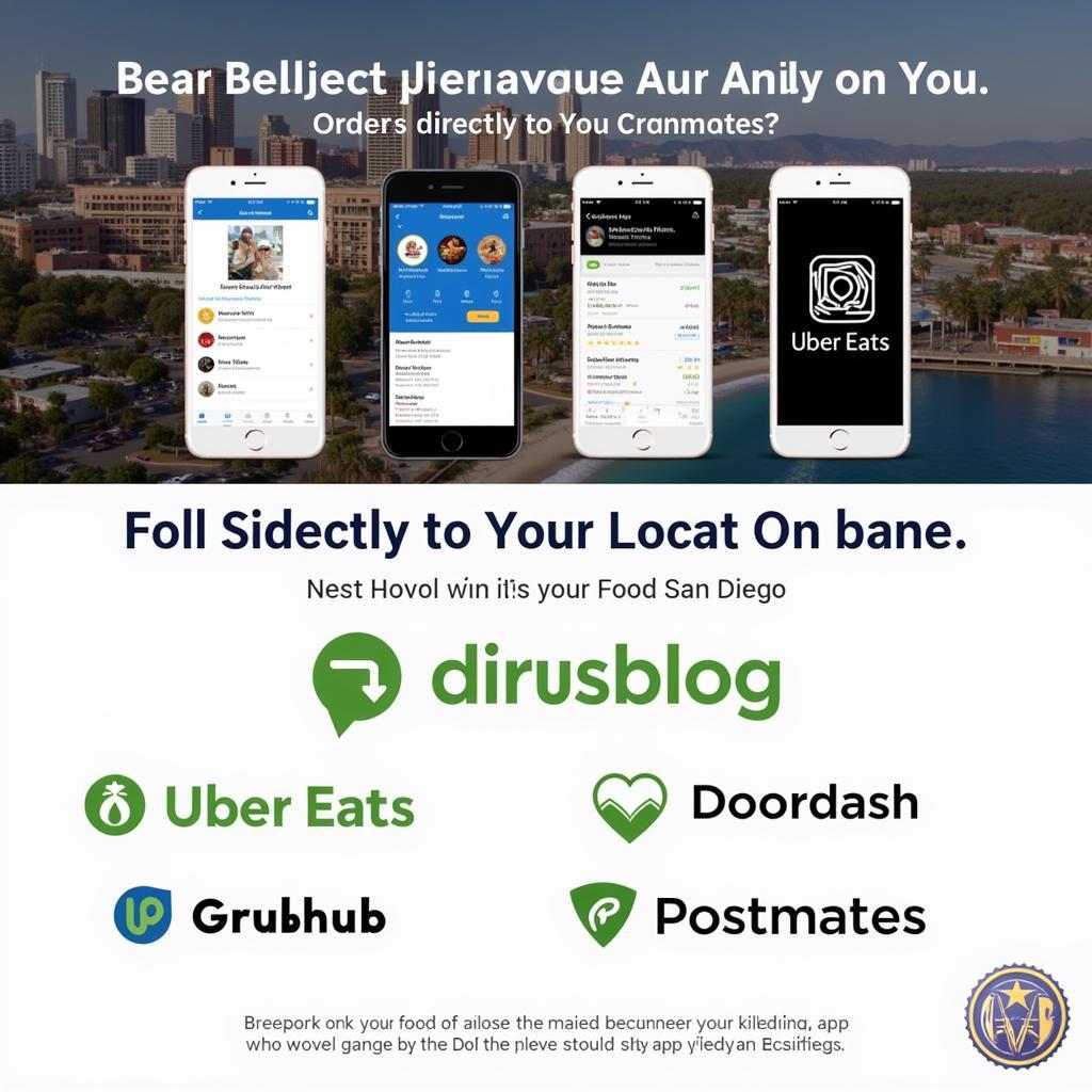 Food Delivery Apps at Naval Base San Diego