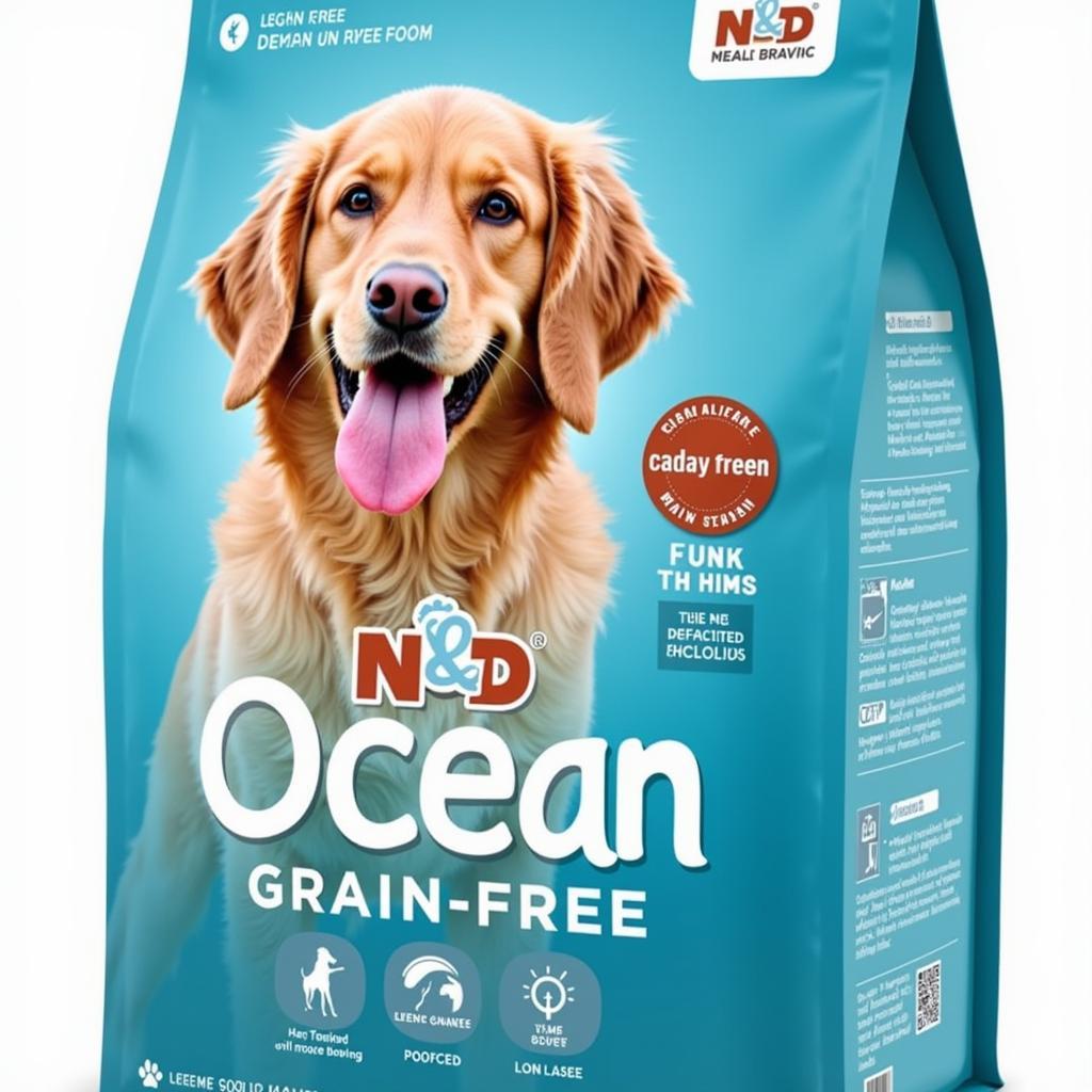 N&D Ocean Dog Food Grain-Free Formula: Healthy Digestion and Shiny Coat