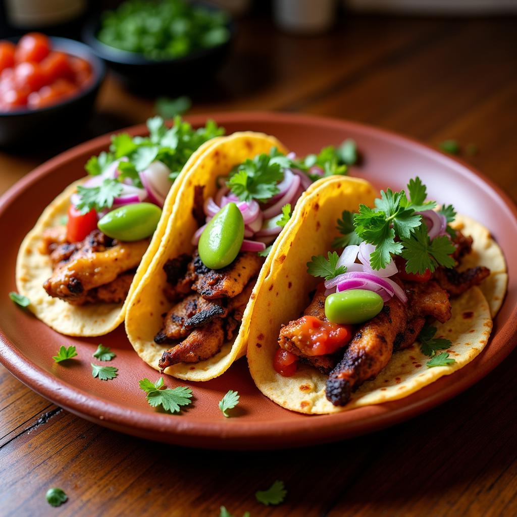 Neno's Tacos Platter