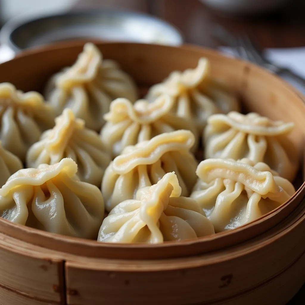 Steamed Nepalese Momo Dumplings