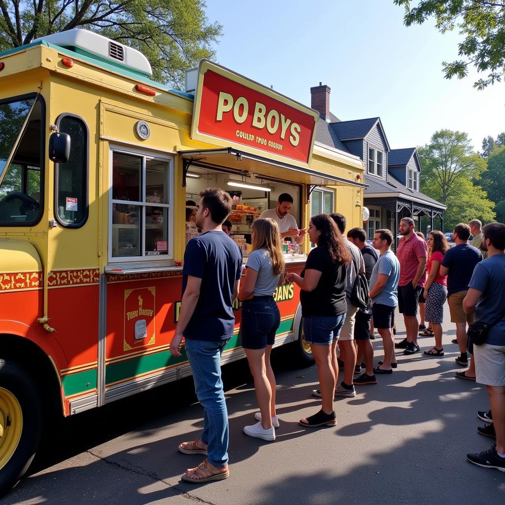 New Orleans Food Truck Serving Po Boys