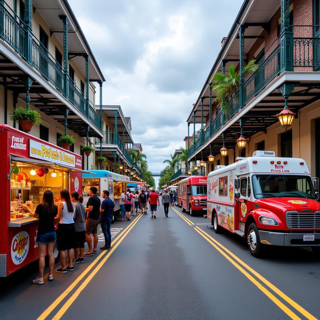 Vibrant New Orleans Food Truck Scene