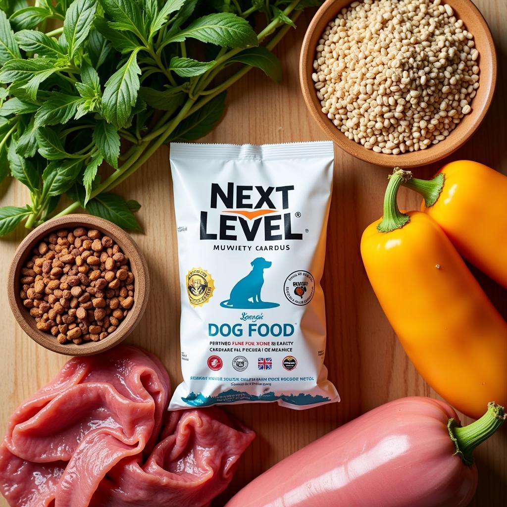 High-quality dog food ingredients