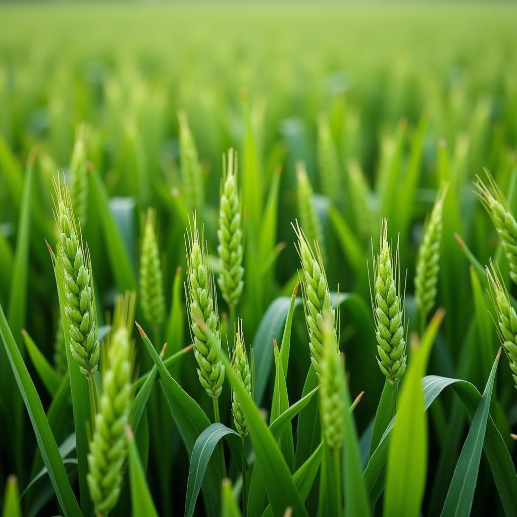 Oats Growing in a Food Plot