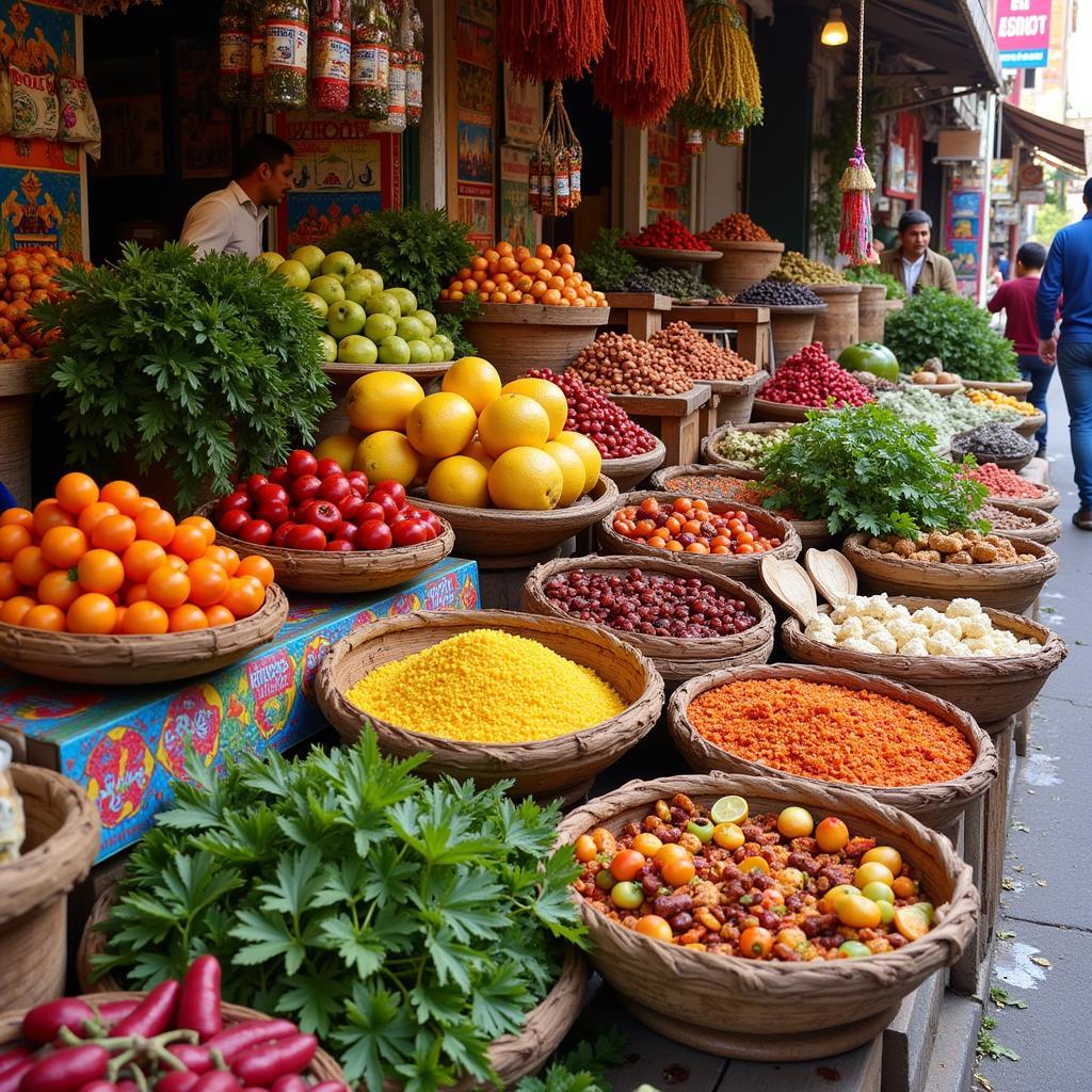 Oaxaca Market: Fresh Produce and Spices