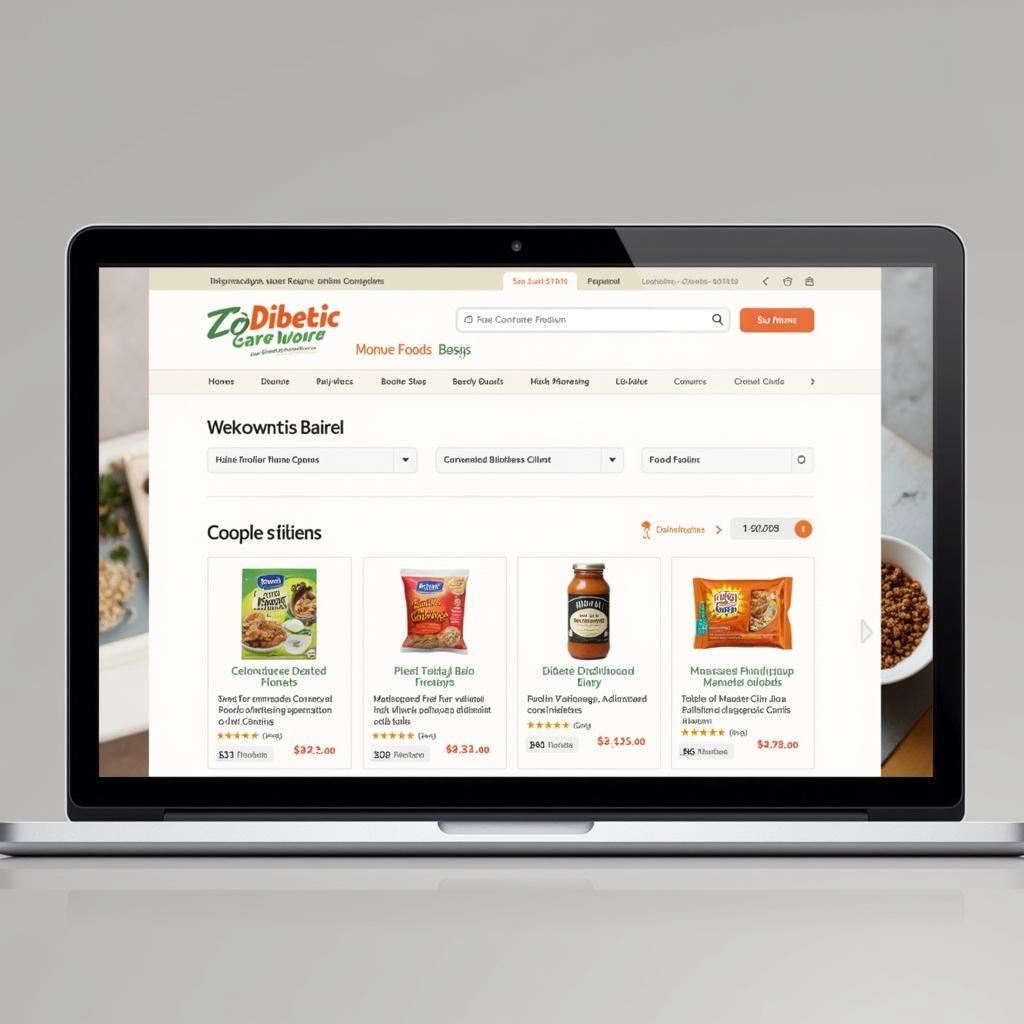 Online Diabetic Food Store 