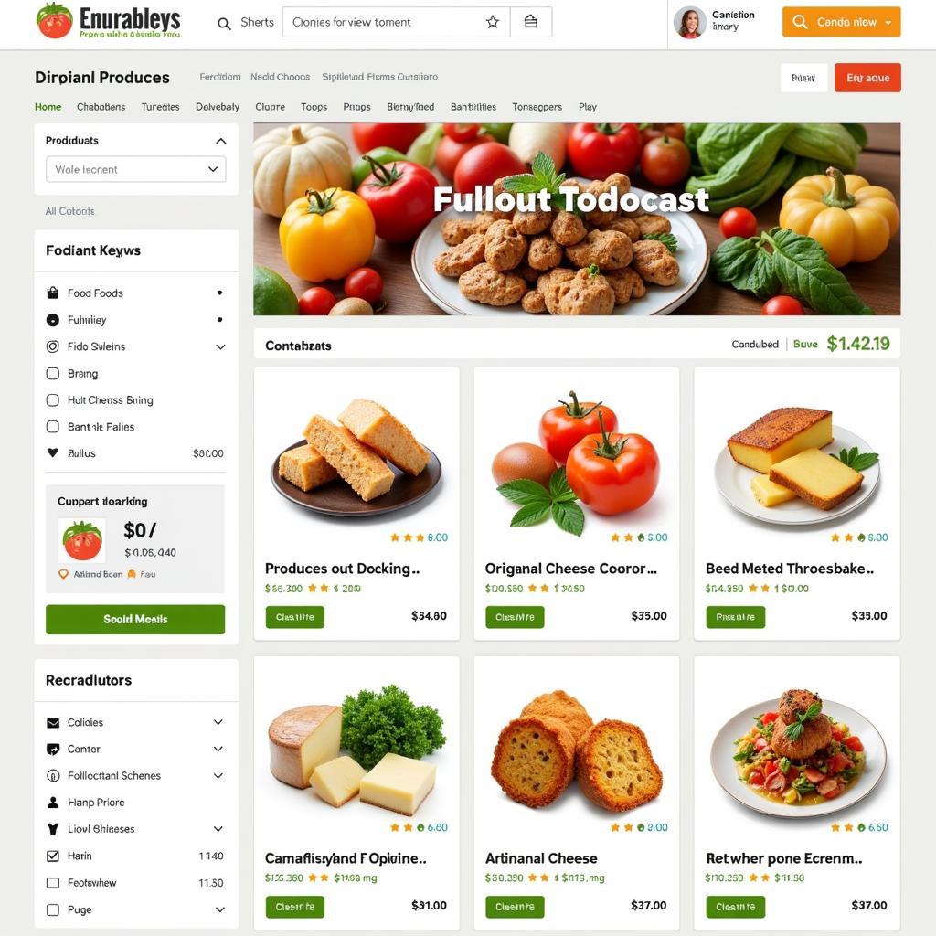 Online Food Auction Platform