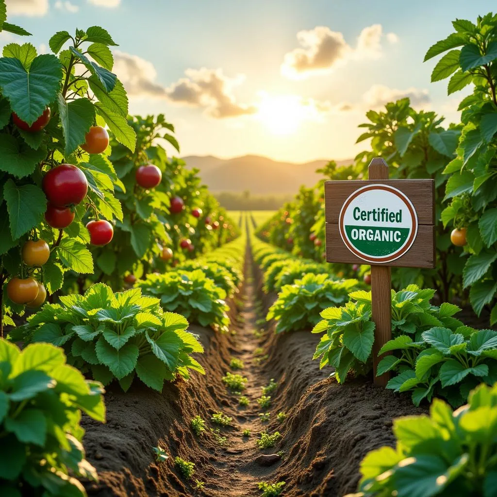 Organic Farming Practices for Multivitamins