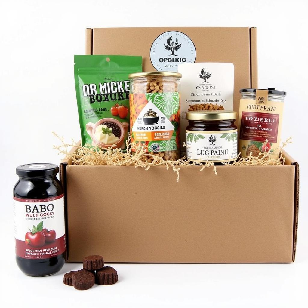 Beautifully Packaged Organic Food Gift Box 