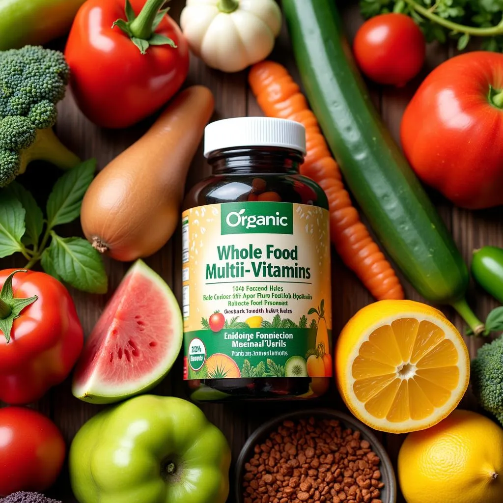 Organic Whole Food Multivitamin Ingredients