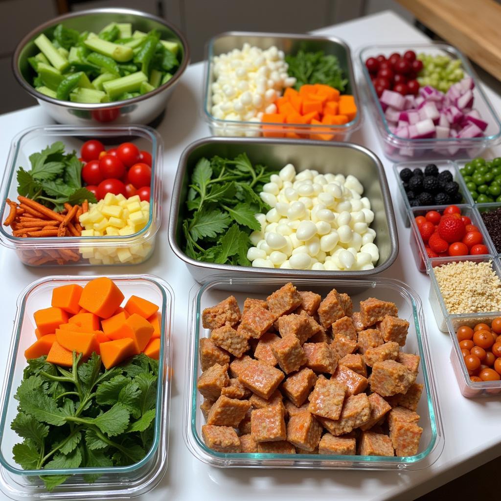 Organized Food Prep Station