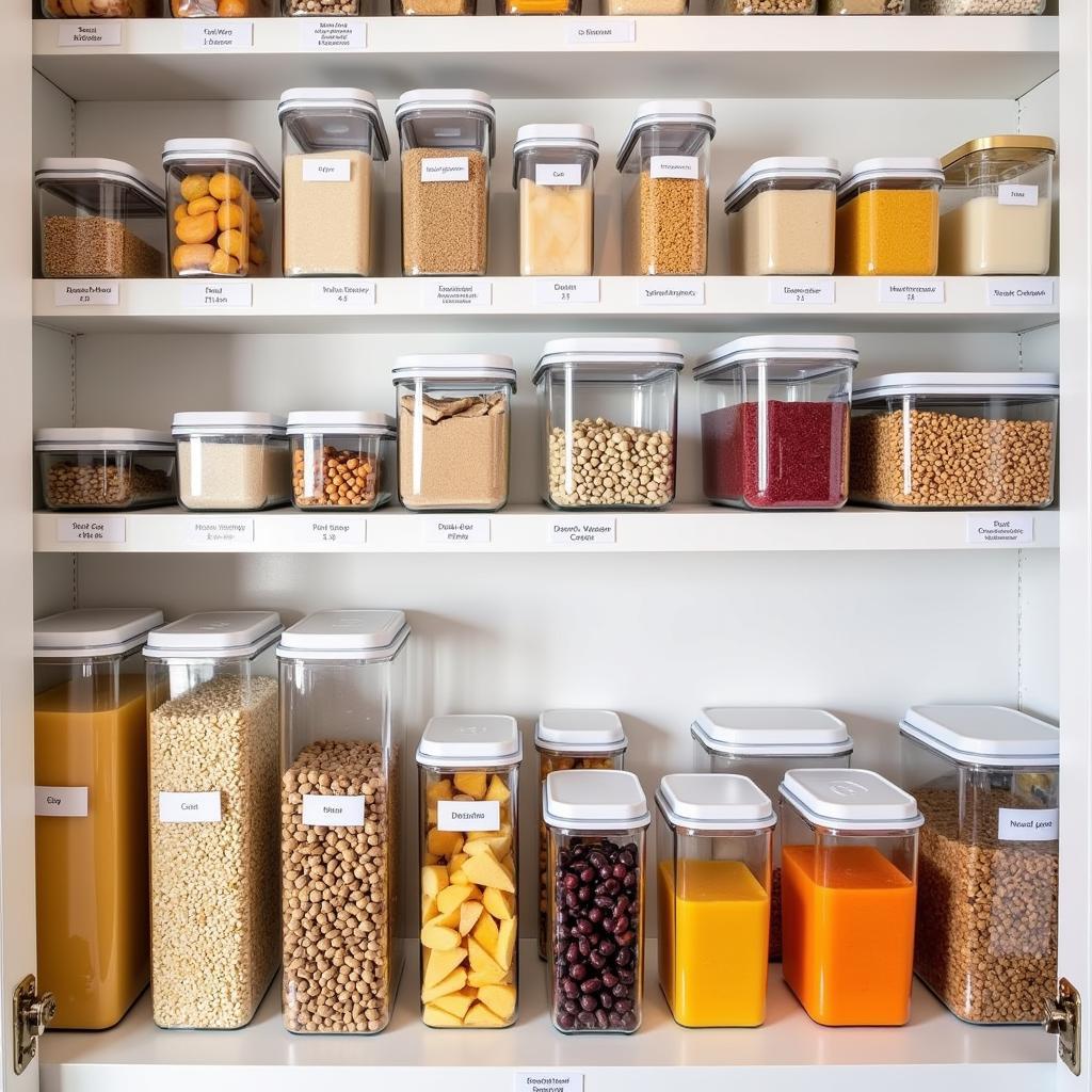 Efficient Pantry Organization for Jumbo Foods