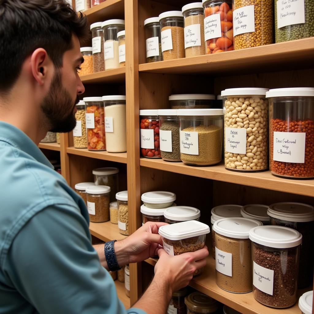 Organizing Survival Food Supplies