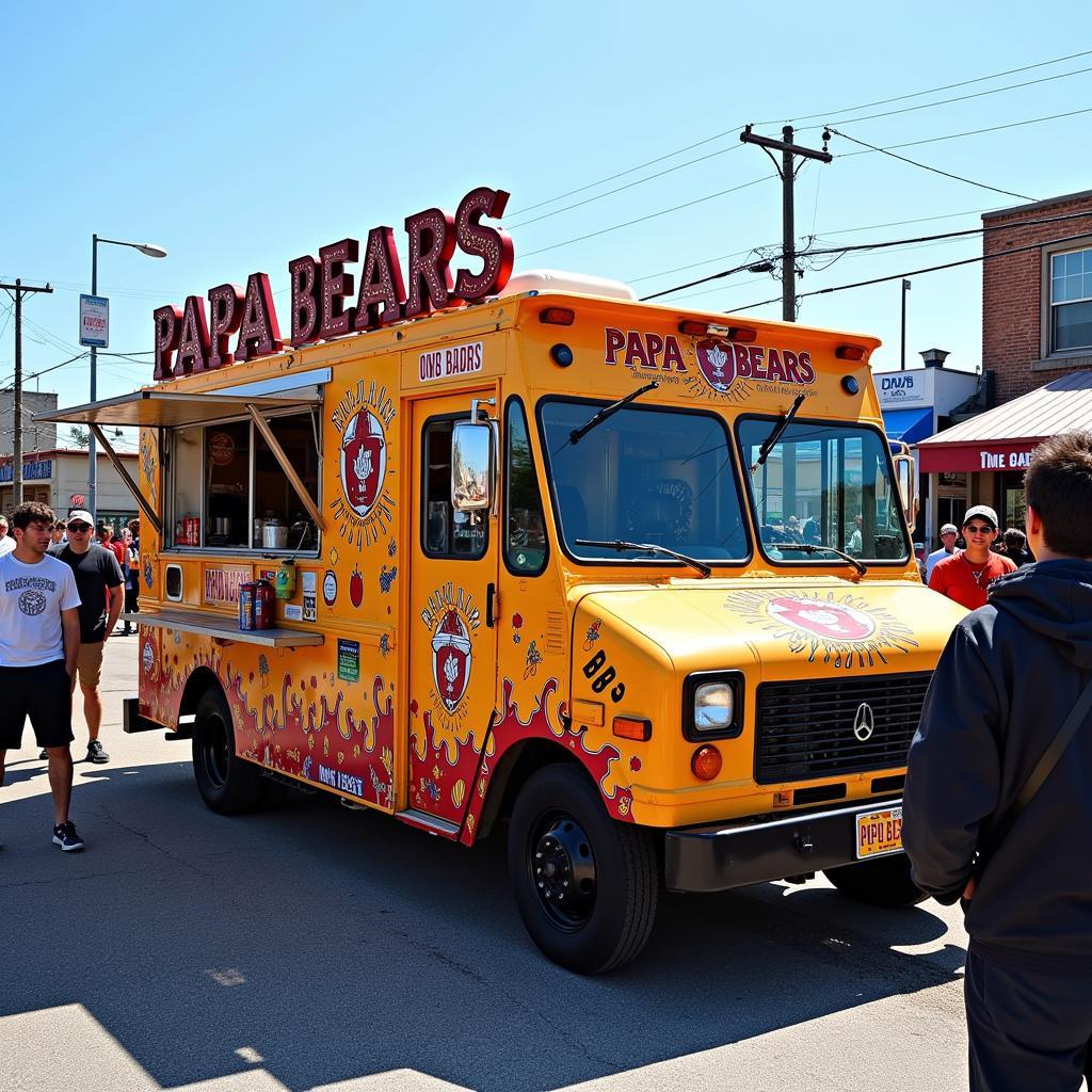 Papa Bears Food Truck Exterior